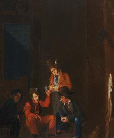 John Wesley Jarvis Lafitte Brothers in Dominique Yous Bar Sweden oil painting art